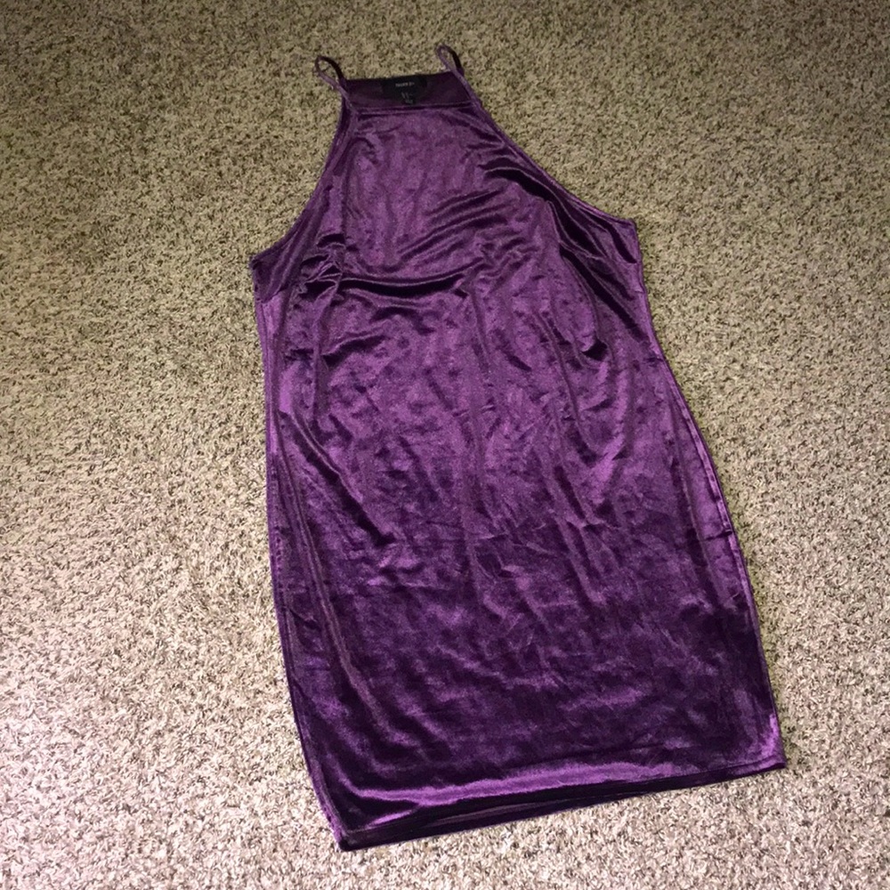 Velvet bodycon dress